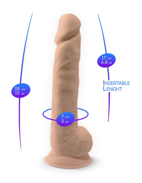 Gode The Original Model 1 flesh 38 cm - SilexD