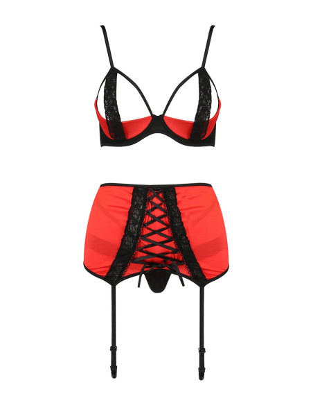 Ensemble lingerie à jarretelles Femmina - Passion