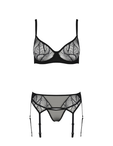 Ensemble à jarretelles Leafa - Passion ECO Collection