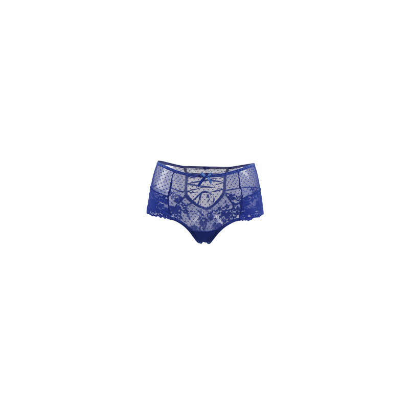 Tanga sexy bleu à laçage