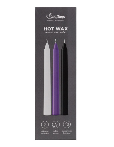 3 Bougies sensuelles Easytoys Fetish Collection