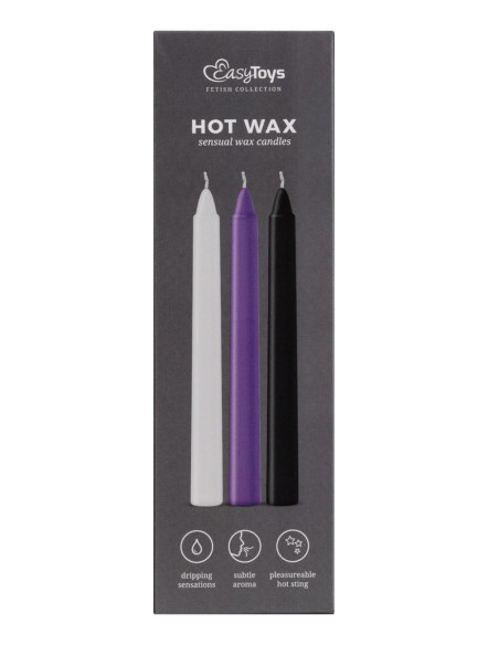 3 Bougies sensuelles Easytoys Fetish Collection