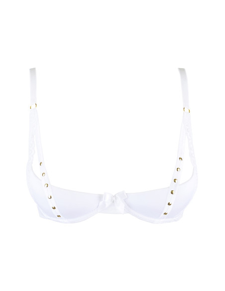 Soutien-gorge seins nus blanc V-9791 - Axami