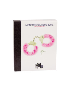 Menottes fourrure rose - Litolu 2