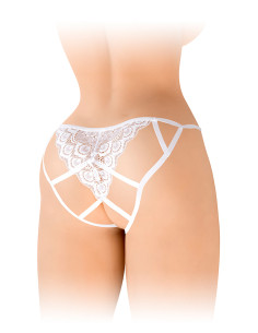 Culotte ouverte Zoé blanche - Fashion Secret