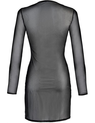 Robe tulle noir V-10639 - Axami