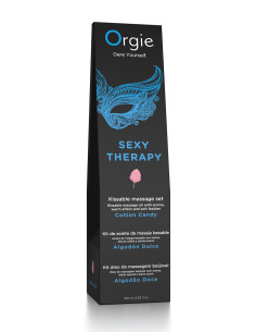 Huile de massage embrassable Sexy Therapy barbe à papa 2