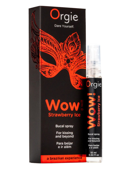 Spray buccal excitant Wow menthol fraise glaçé