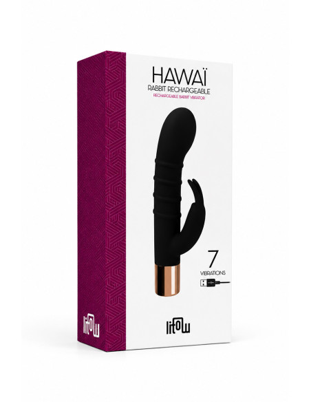 Vibro rabbit rechargeable Hawaï - Litolu