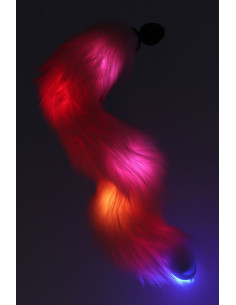 Plug anal Licorne avec queue lumineuse - Taboom 2