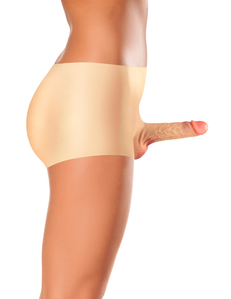 Culotte avec gode réaliste plein