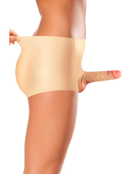 Culotte avec gode réaliste creux 