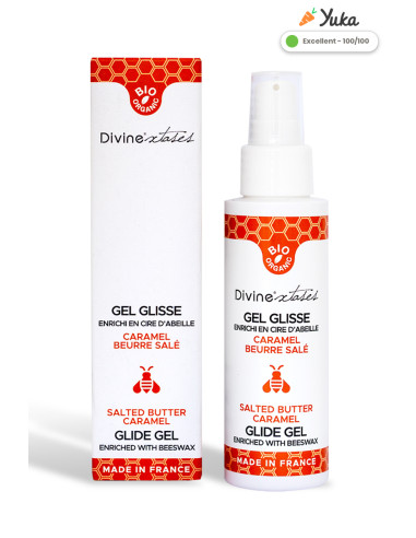 Lubrifiant Bio caramel beurre salé 100ml - Divinexstases