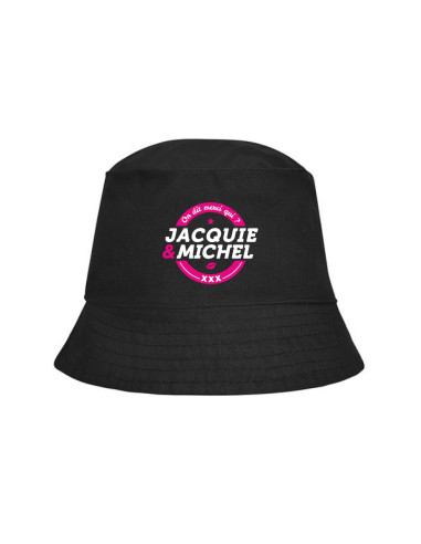 Bob Jacquie et Michel noir - logo rond
