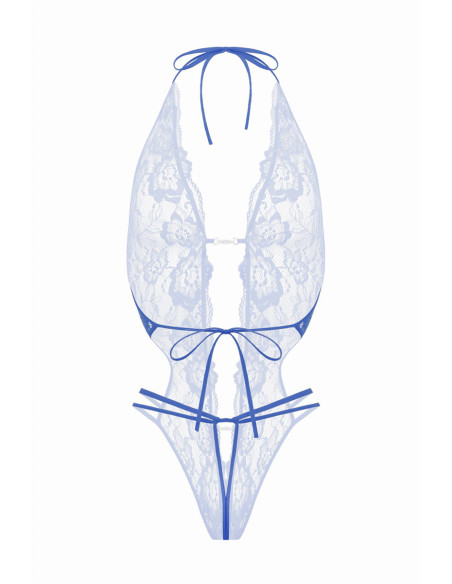 Body string ouvert Renee bleu - Christine