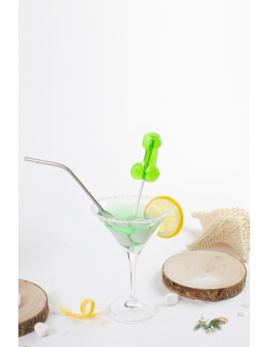 Sucette pénis Caipirinha avec alcool