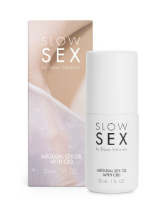 Huile stimulante au CBD Slow Sex - Bijoux Indiscrets