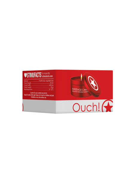 Bougie de massage orange sanguine 50g - Ouch