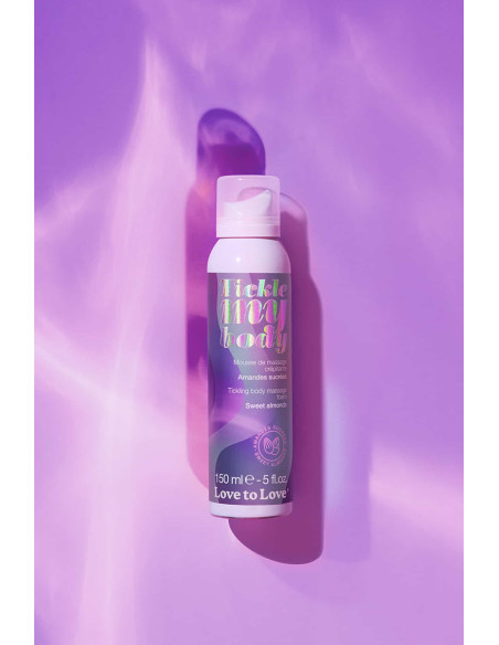 Mousse massage crépitante - Amande sucrée