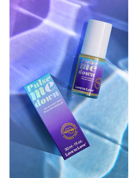Gel stimulant pénis Pulse Me Down 30ml - Love To Love
