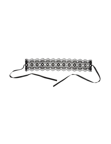 Collier brodé avec strass - Cotelli Accessoires