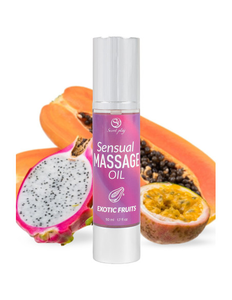 Huile de massage Fruits Exotiques - Secret Play