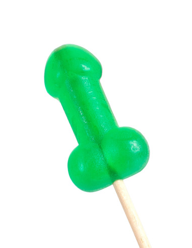 Sucette pénis à la menthe avec effet rafraichissant