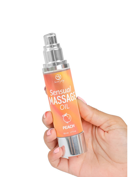 Huile de massage Pêche - Secret Play