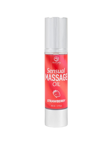 Huile de massage Fraise - Secret Play