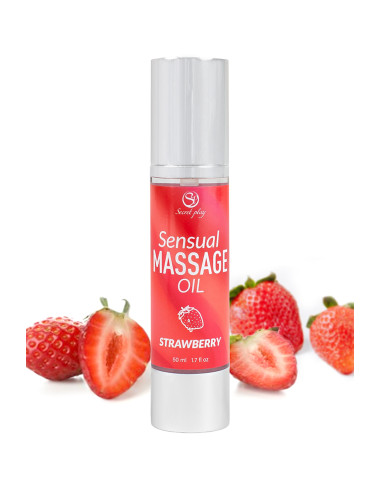 Huile de massage Fraise - Secret Play