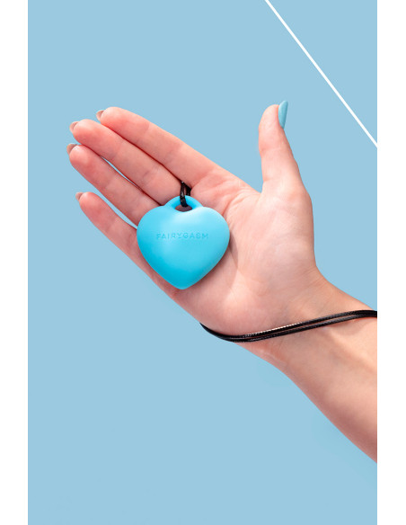 Stimulateur pendentif PleasureStone bleu - FairyGasm