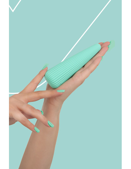 Vibro rechargeable IcyCone vert - FairyGasm