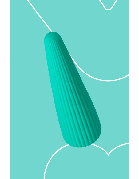 Vibro rechargeable IcyCone vert - FairyGasm