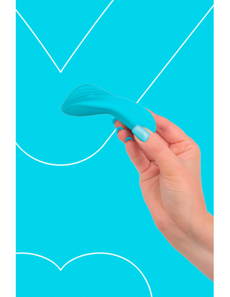 Mini vibro rechargeable SilkenTouch bleu - FairyGasm