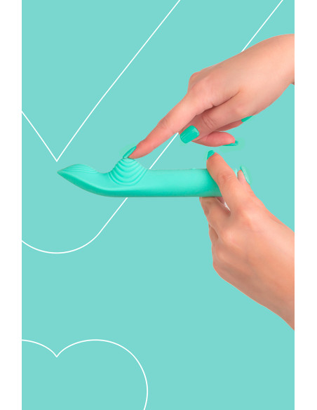 Vibro rechargeable LunaCharm vert - FairyGasm
