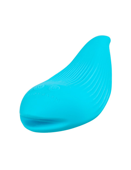 Mini vibro rechargeable DelightfulWave bleu - FairyGasm
