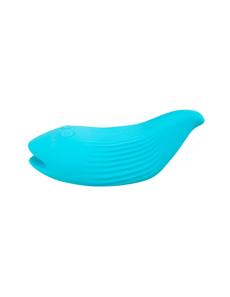 Mini vibro rechargeable DelightfulWave bleu - FairyGasm