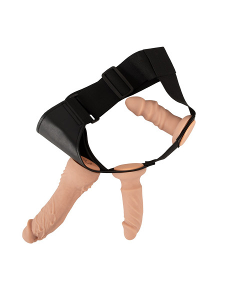 Gode-ceinture 3 dildos multi-positions - You2Toys