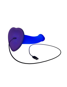Dildo lumineux violet - Strap-On-Me 2