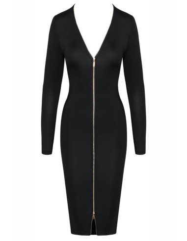 Robe noire à manches longues -  Cotelly Party