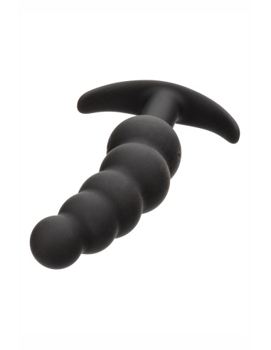 Plug anal Vibrant avec 5 perles - Calexotics