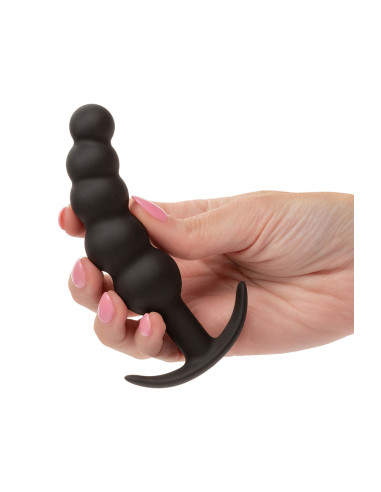 Plug anal Vibrant avec 5 perles - Calexotics