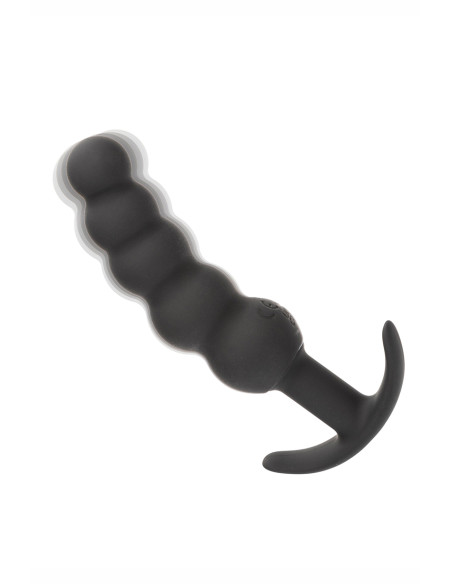 Plug anal Vibrant avec 5 perles - Calexotics