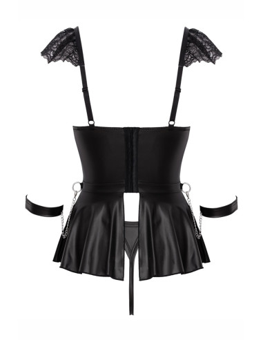 Ensemble 3 pièces lingerie Fetish - Cotelli Bondage