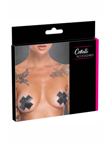 Caches tétons croix - Cotelli Accessoires