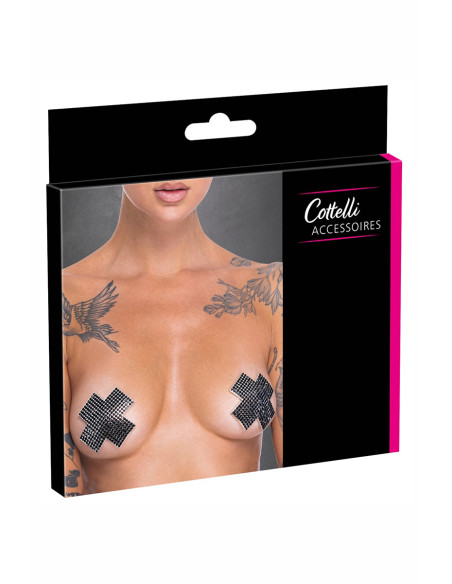 Caches tétons croix - Cotelli Accessoires