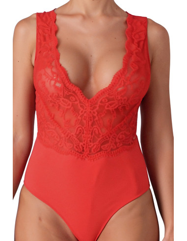 Body rouge Evalie - Passion