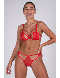 Ensemble 2 pièces rouge Anuvera - Passion