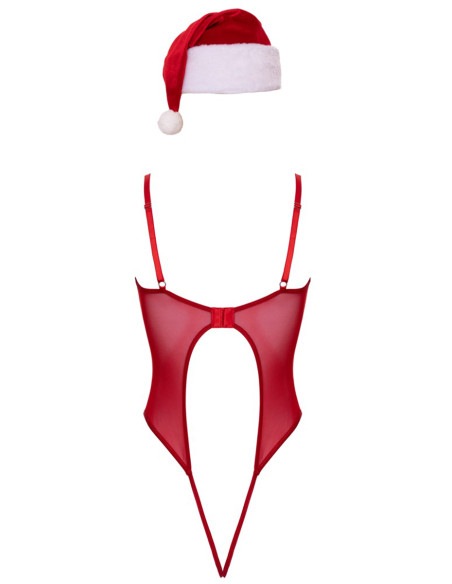 Ensemble body et bonnet de noel - Cottelli Lingerie