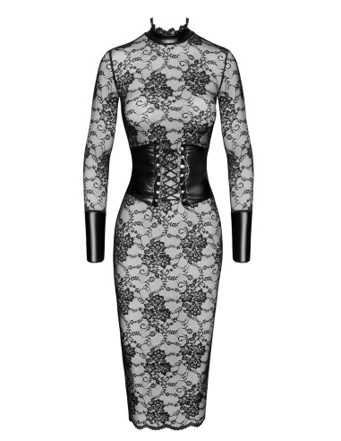 Robe corset Noirelle F375 - Noir Handmade